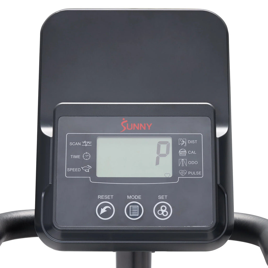 Sunny Health & Fitness Smart Recumbent Bike Exercise Machine, 350LB Capacity, Non-Crank Design, Cushion Seat for Adult/Seniors Workout at Home, Exclusive SunnyFit App Bluetooth Link - SF-RB424002