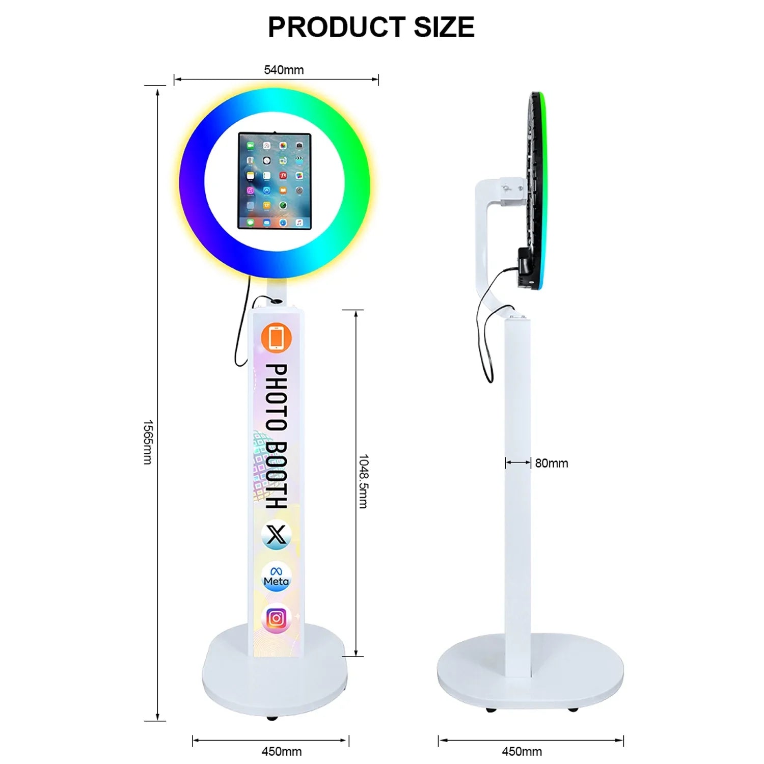 Ipad Photo Booth Selfie Photobooth Machine for Wedding Ipad PhotoBooth Weddings Parties Events