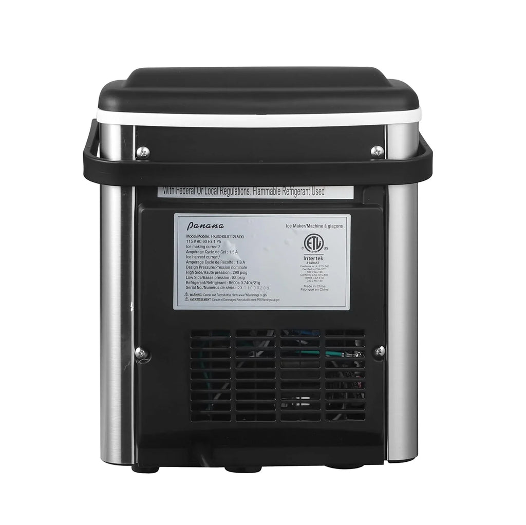 Countertop Ice Makers,Automatic Clean,Portable Ice Maker 9 Bullet Ice Ready in 7-12min,26.5lbs/24H,for Home/Kitchen/Office/Party,Black