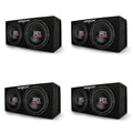 MTX TNE212DV 12-Inch 2000-W Max Audio Dual Loaded Subwoofer Enclosure (4 Pack)