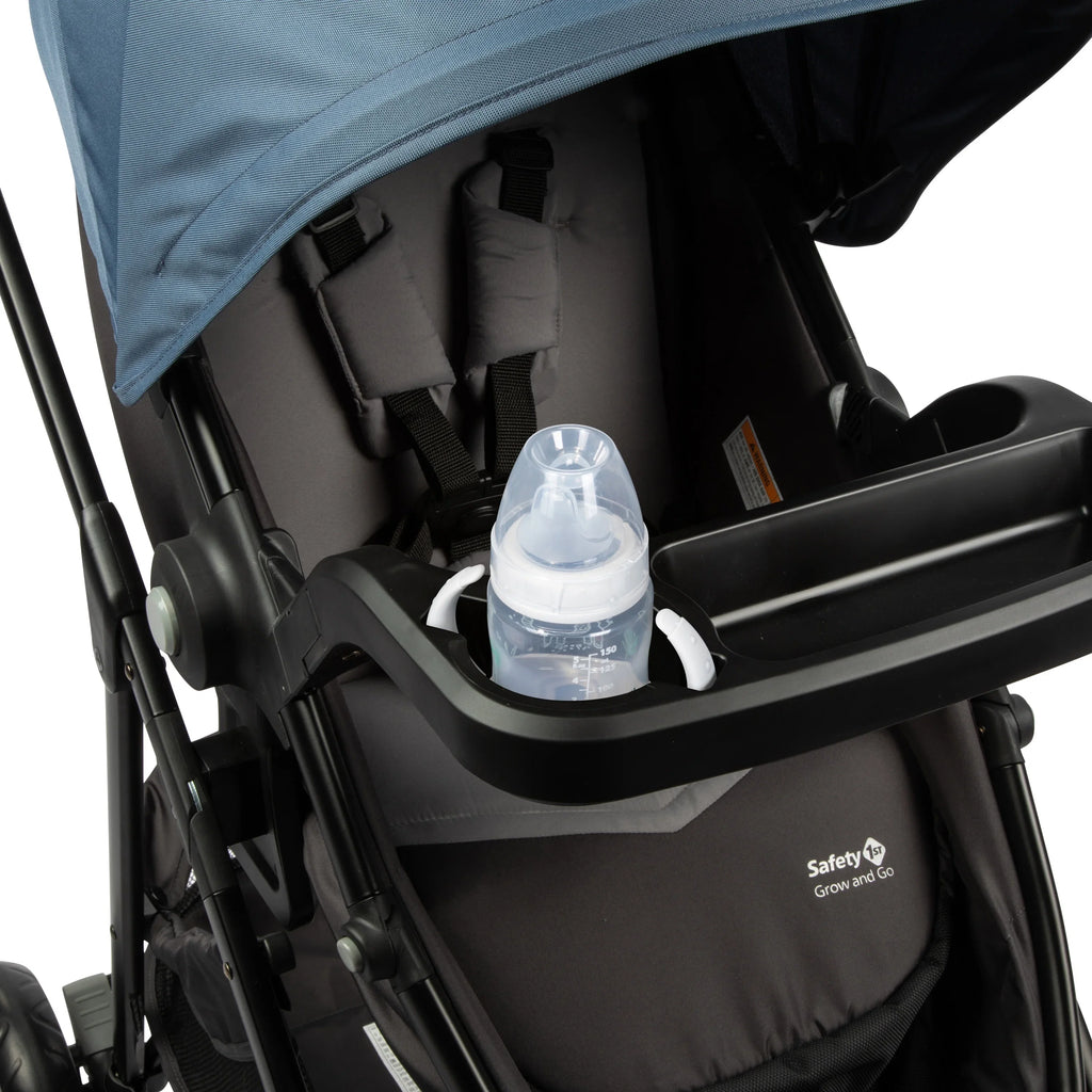 Safety 1st Grow and Go Sprint Modular Travel System Stroller with Rear-Facing Infant Car Seat, Bluestone
