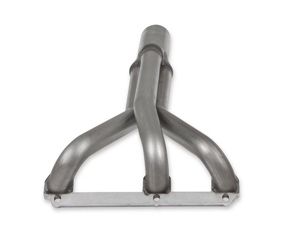 Flowtech 11587FLT Upright Headers 1-1/2" Primary, 20" Long, 27" tall, 2-1/2" x 10" Collector - 409SS Natural Finish