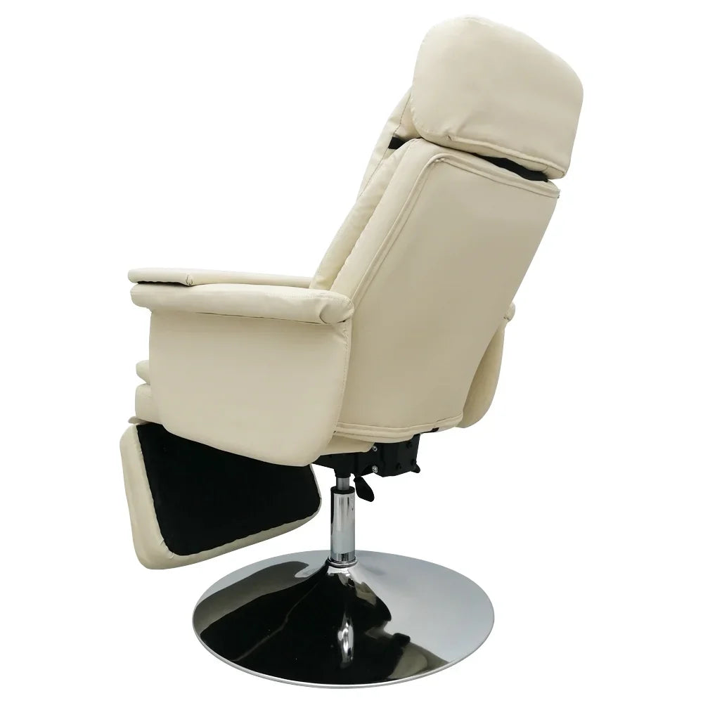 INTBUYING Facial Beauty SPA Salon Chair for Beauty Home Office Pneumatic Load 440LB 360Degree Rotation White