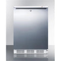 25.13 x 24 in. Built-in -25 deg C Manual Defrost All-Freezer with Lock - White