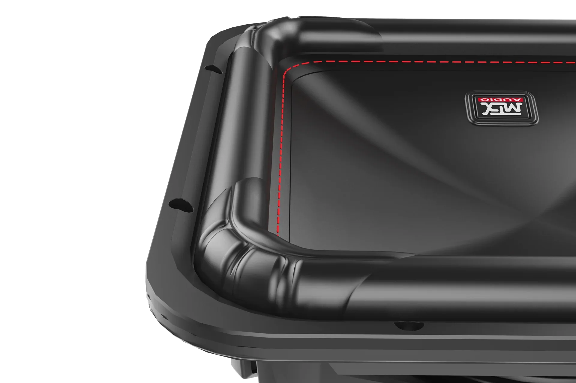 MTX S6512-44 12" 500w RMS Square Car Audio Subwoofer+Vented Sub Box Enclosure