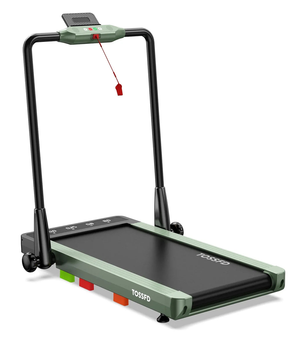 Pooboo Brushless 2.5HP Bluetooth Under Desk Treadmill 2in1 Folding Electric Treadmill Walking Pads for Home Office with Remote Control 265lbs