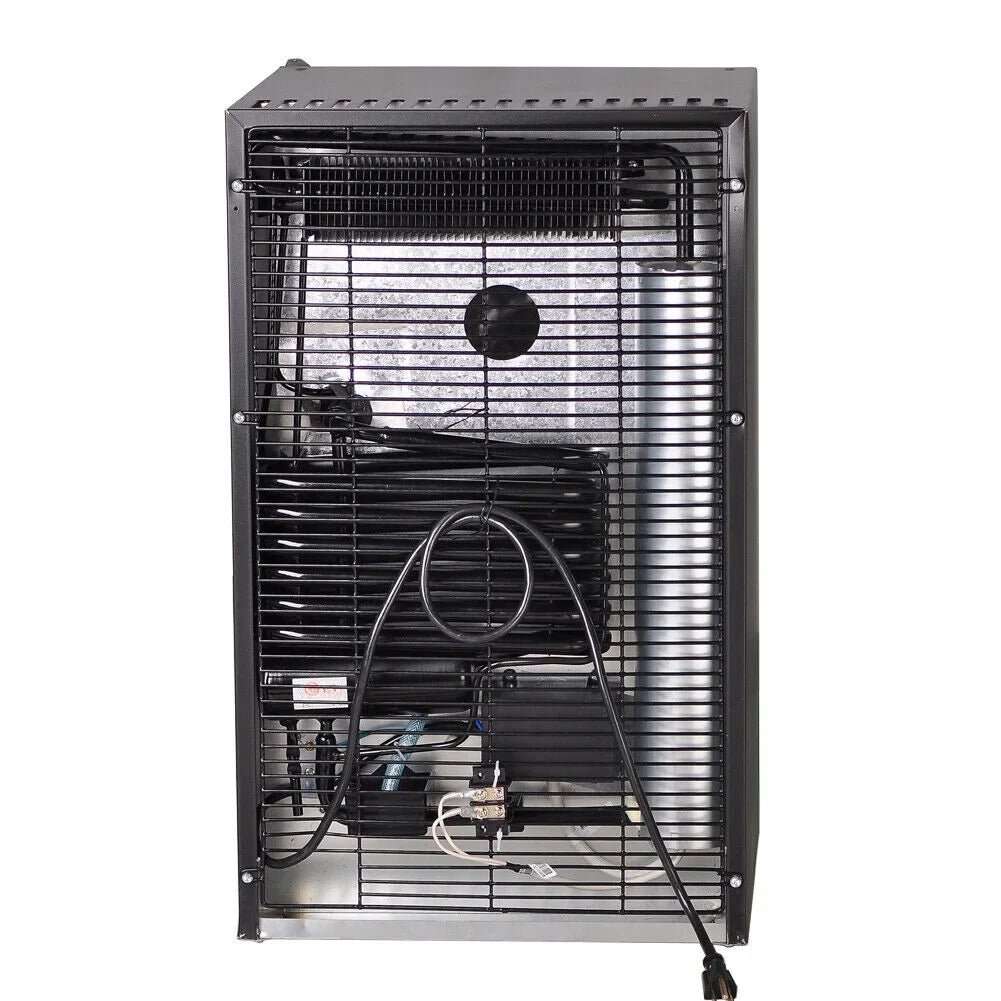 Smad 1.7 Cu ft Portable Absorption Mini Fridge No Noise with Lock, Adjustable Foot, Reversible Door