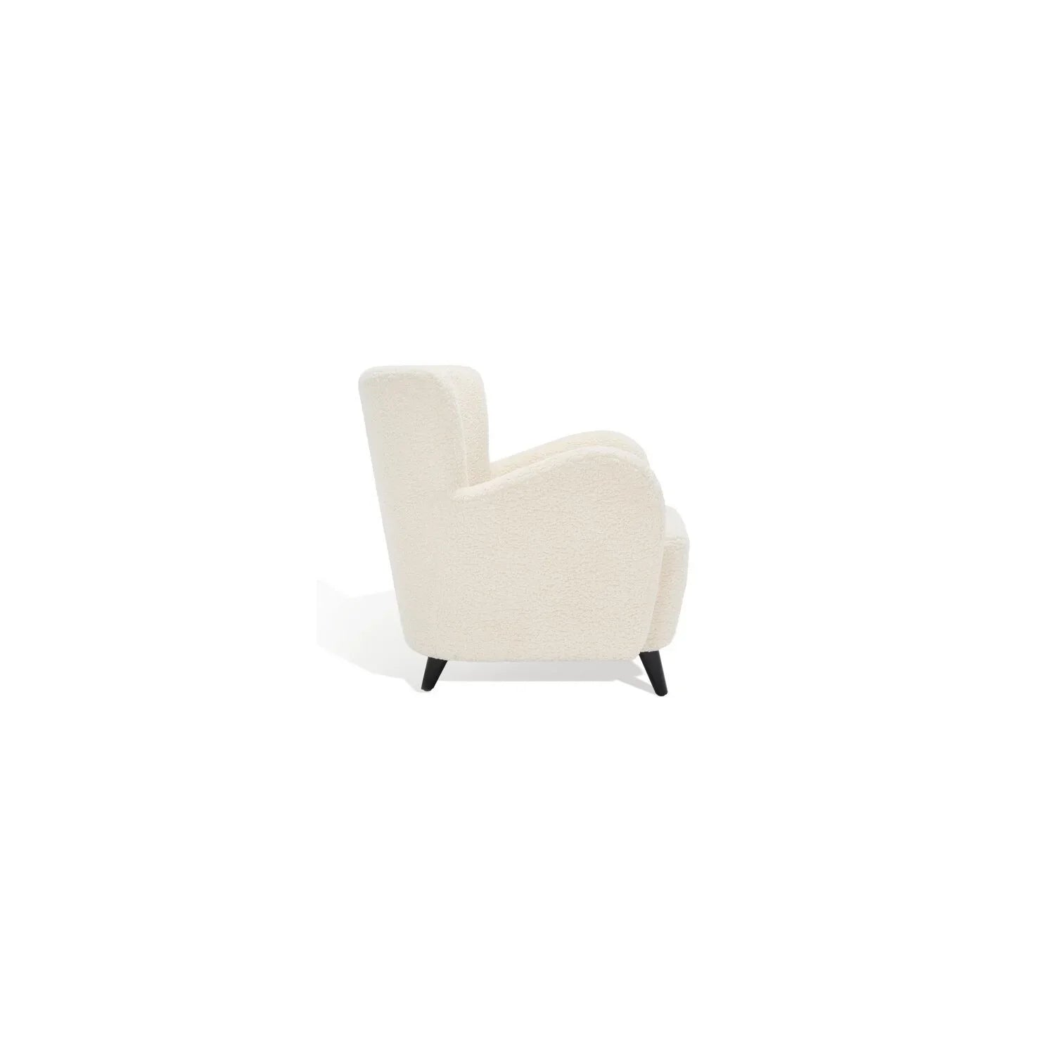 Safavieh Couture Rayanne Mosern Wingback Chair - 28" W x 34" D x 31" H Ivory