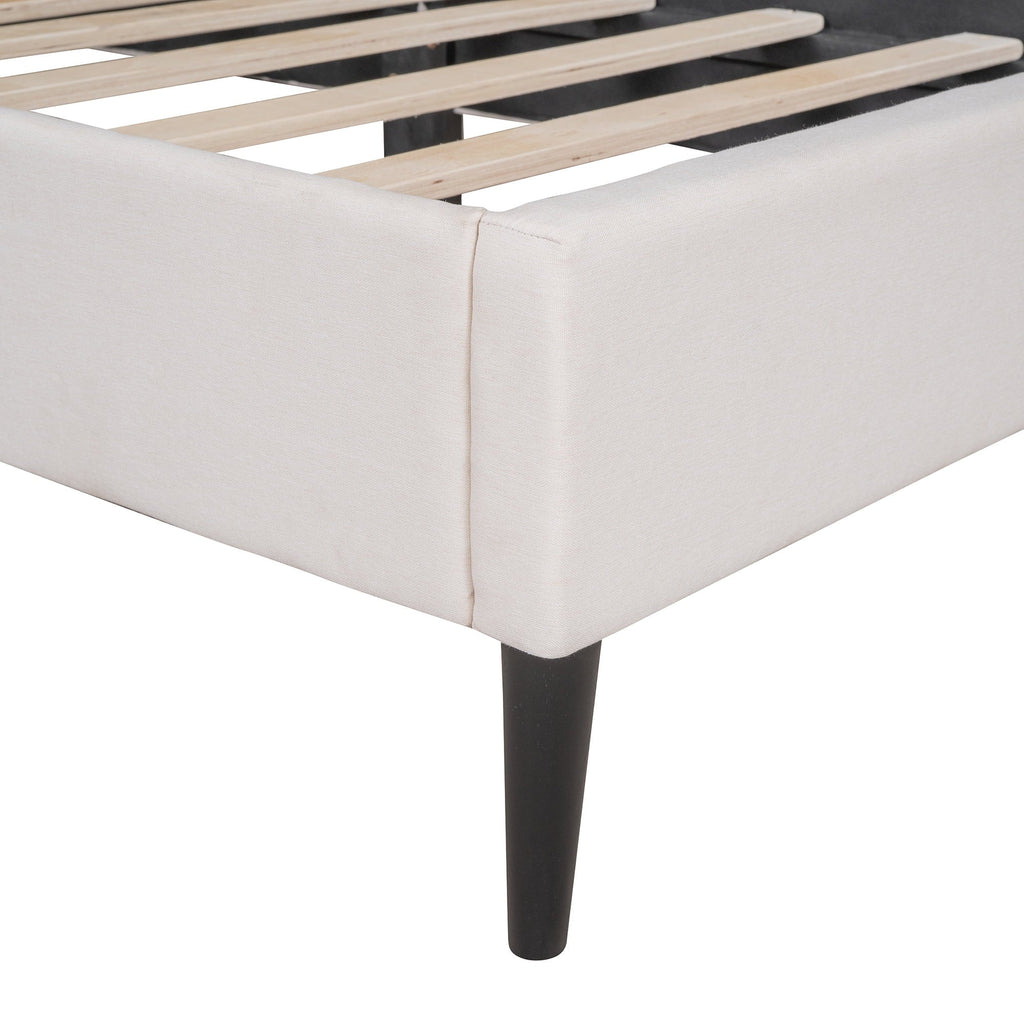 Button-Tufted Platform Bed - Twin Size - Upgrade Your Bedroom