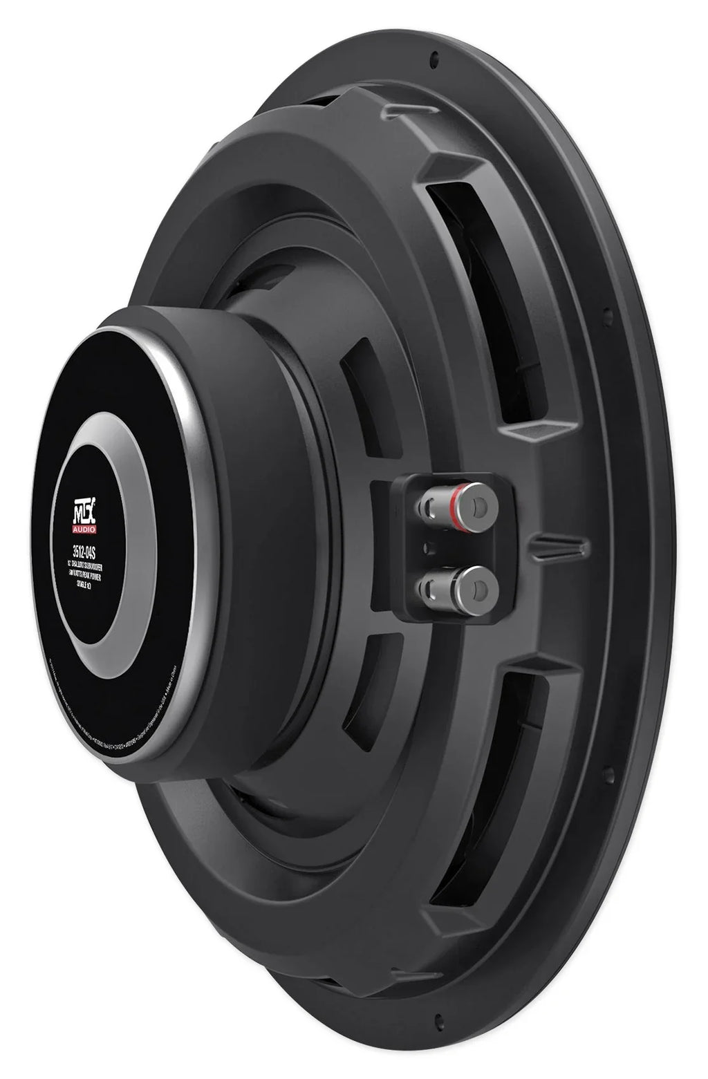 MTX 3512-04S 12" 600w Shallow Subwoofer+Sealed Sub Box Enclosure+Amplifier+Wires
