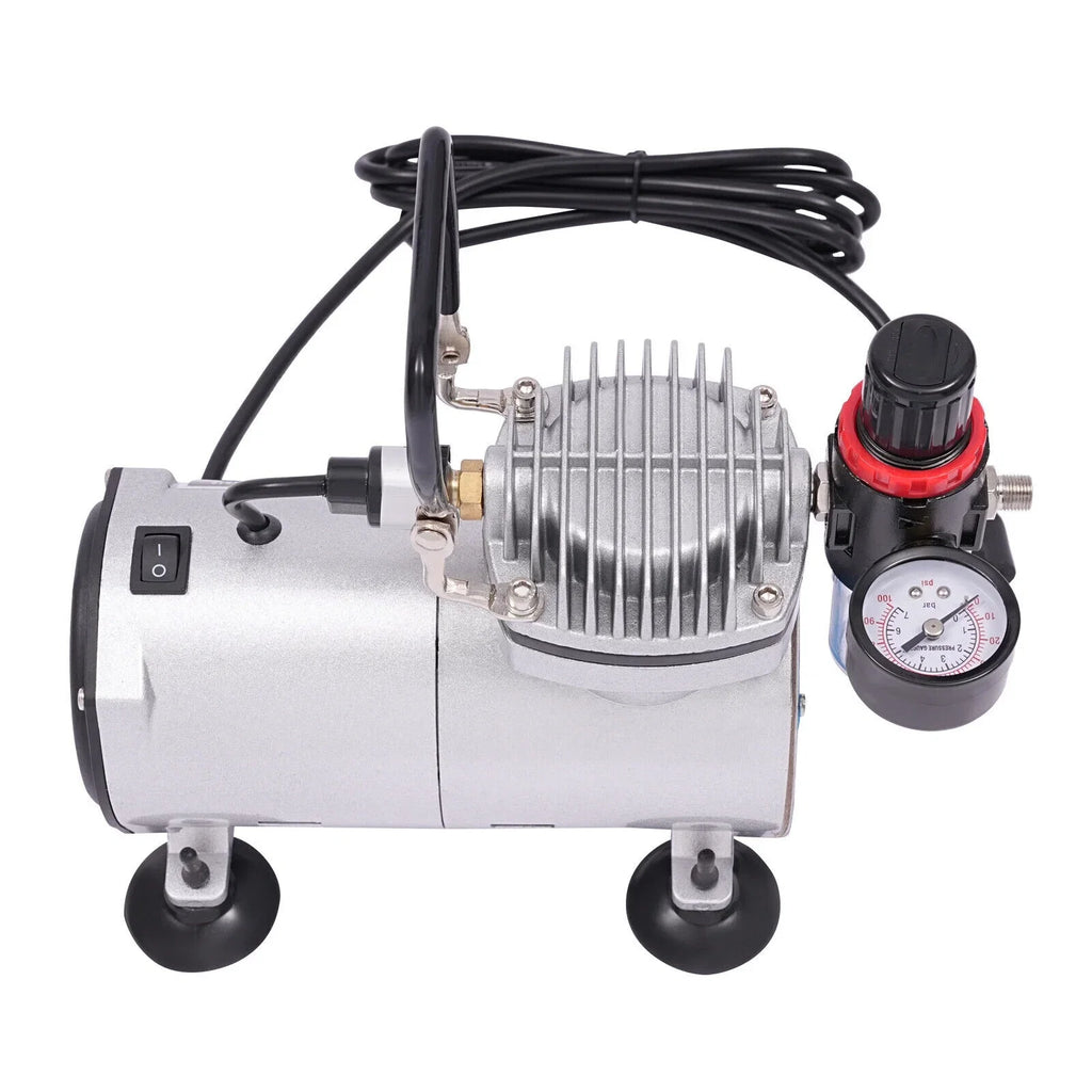 Airbrush Spray Booth Kit With LED Light & Filter Hose for Model Painting Airbrushing Set
