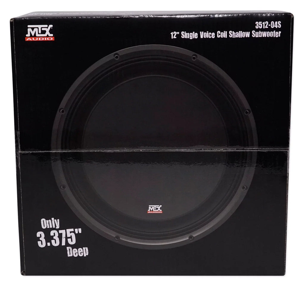 Dual 12" MTX Subwoofers+Sub Box Enclosure Fits 2022-2023 Toyota Tundra Crew Max