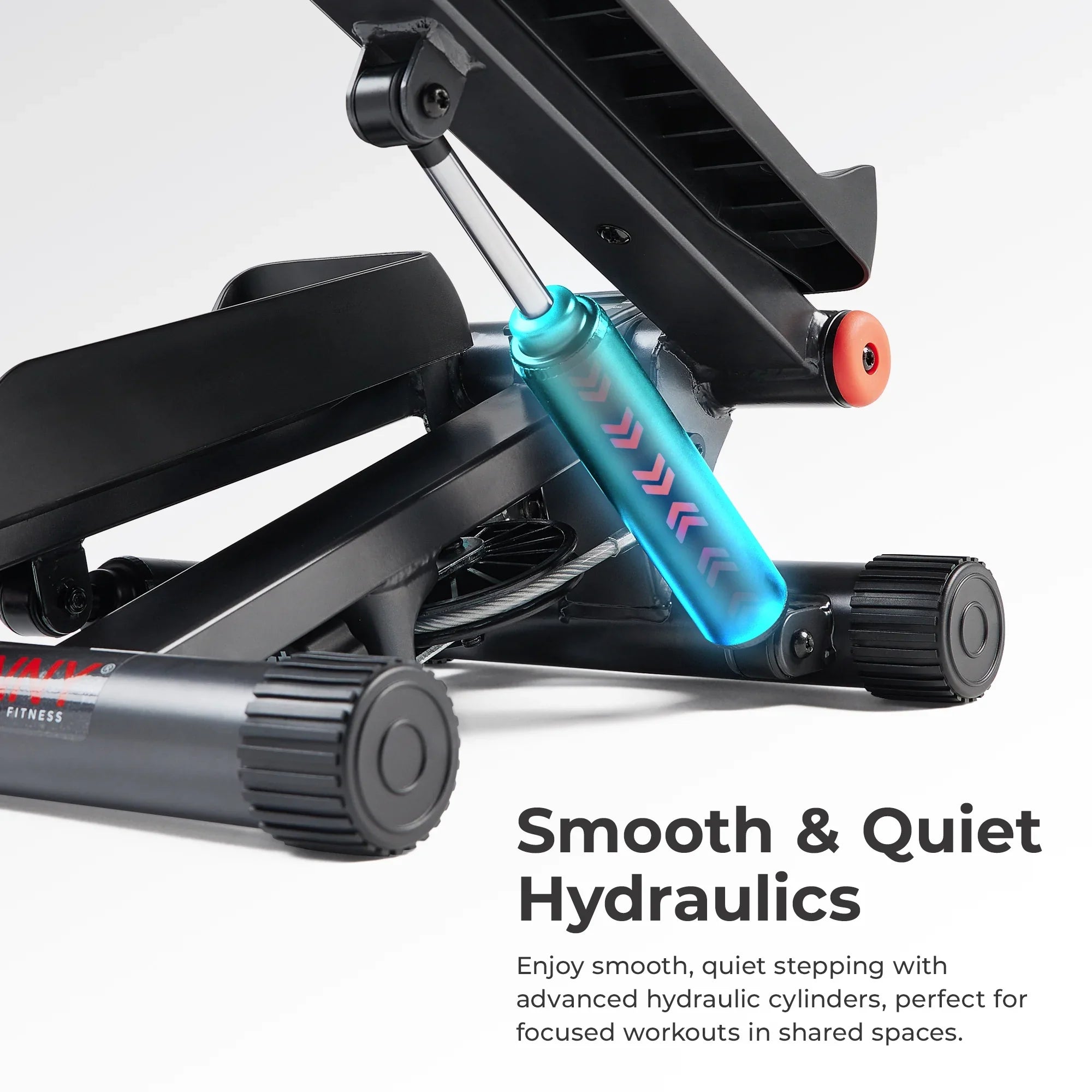 Sunny Health & Fitness SMART Mini Stepper with Exercise Bands - NO. 012SMART