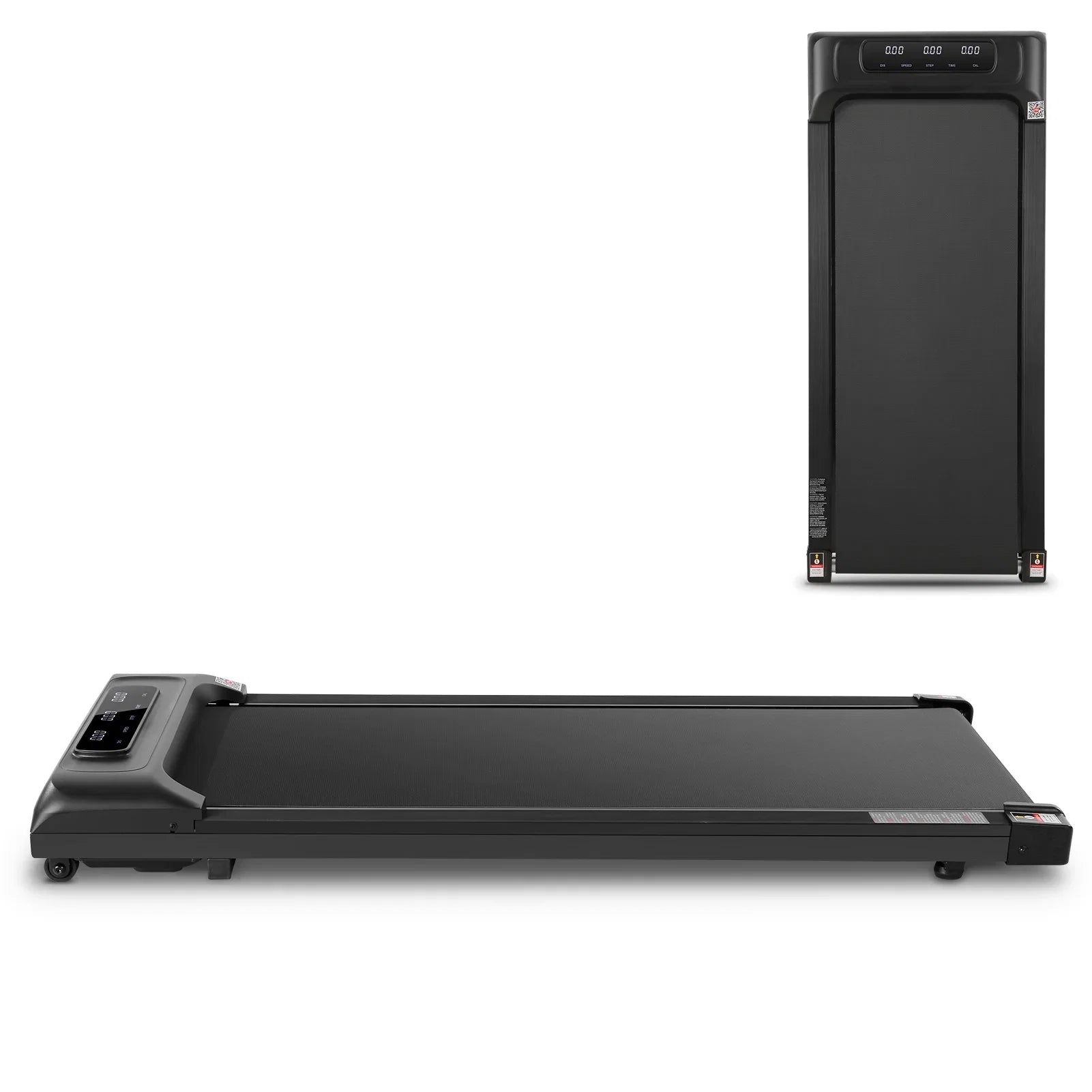 Tikmboex 2.5HP Under Desk Treadmill with LED Display and Remote & APP Dual Control, Portable and Installation-Free Treadmill for Home/Office