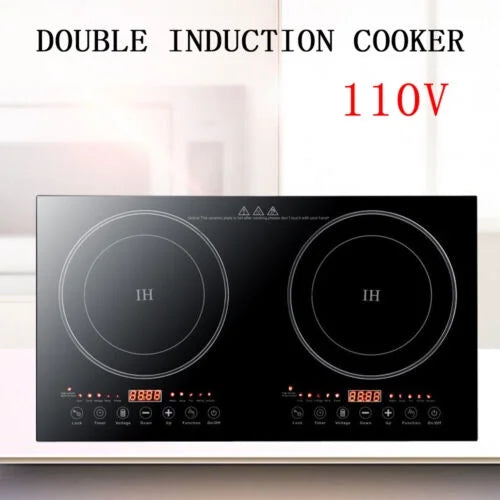 Portable Dual Induction Cooktop Cooker Burner Stove Hot Plate Countertop 2400W