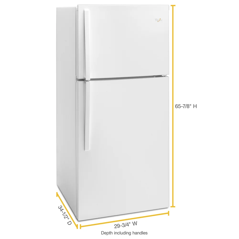 WHIRLPOOL WRT519SZDW TOP FREEZER FREESTANDING REFRIGERATOR Stainless Steel