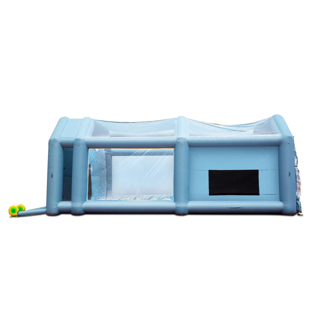 BENTISM Inflatable Paint Booth 30x20x13ft Inflatable Spray Booth Car Paint Tent with 950W+1100W Filter System Blower