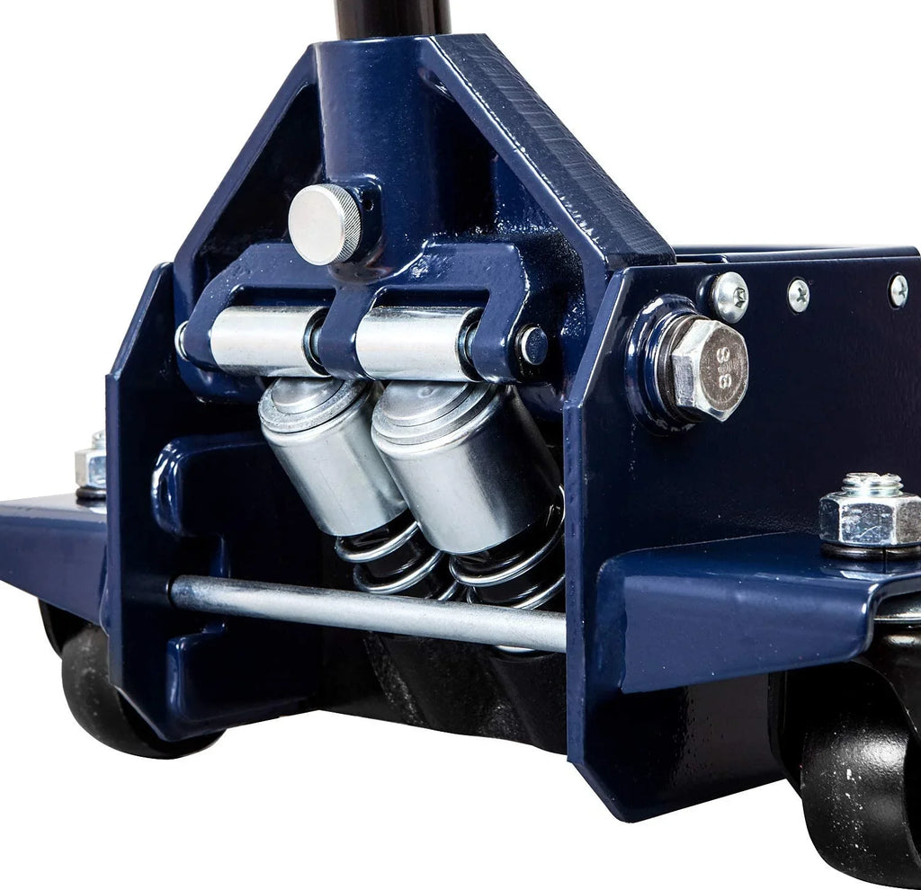 TCE 4 Ton Heavy Duty Low Profile Hydraulic Floor Jack Speedy Lift Garage Car Jack, Blue, W847U