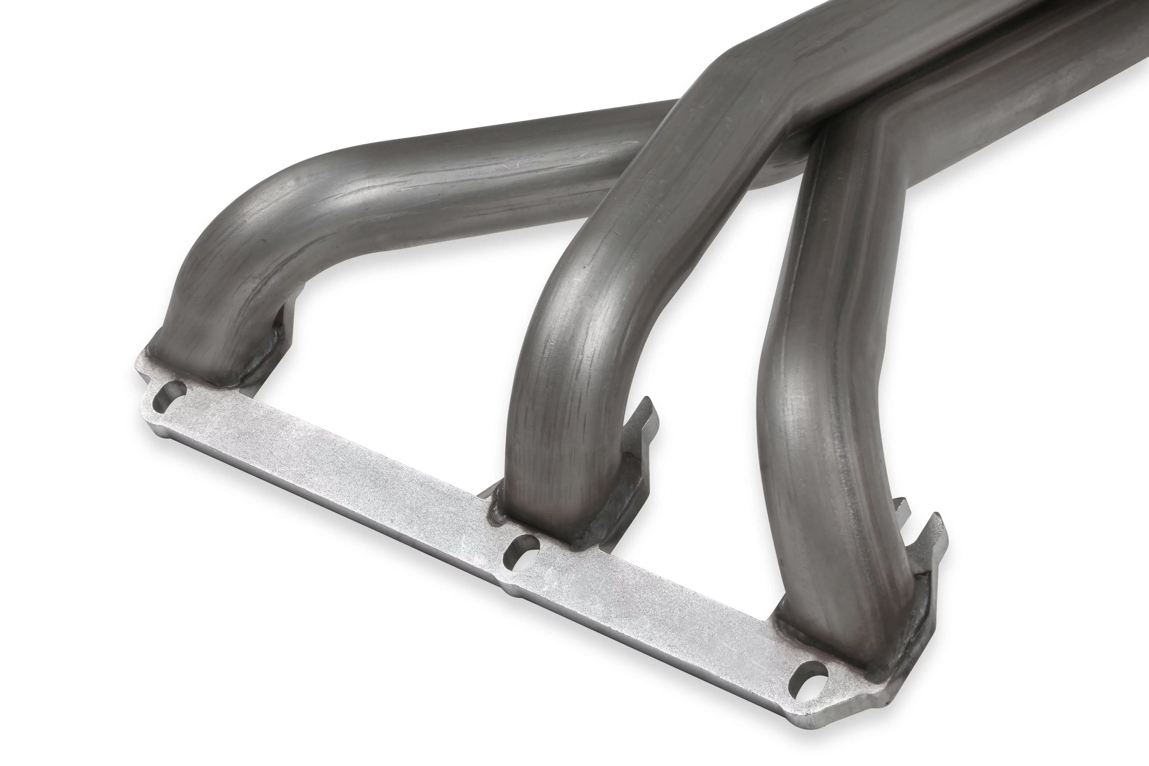 Flowtech 11587FLT Upright Headers 1-1/2" Primary, 20" Long, 27" tall, 2-1/2" x 10" Collector - 409SS Natural Finish