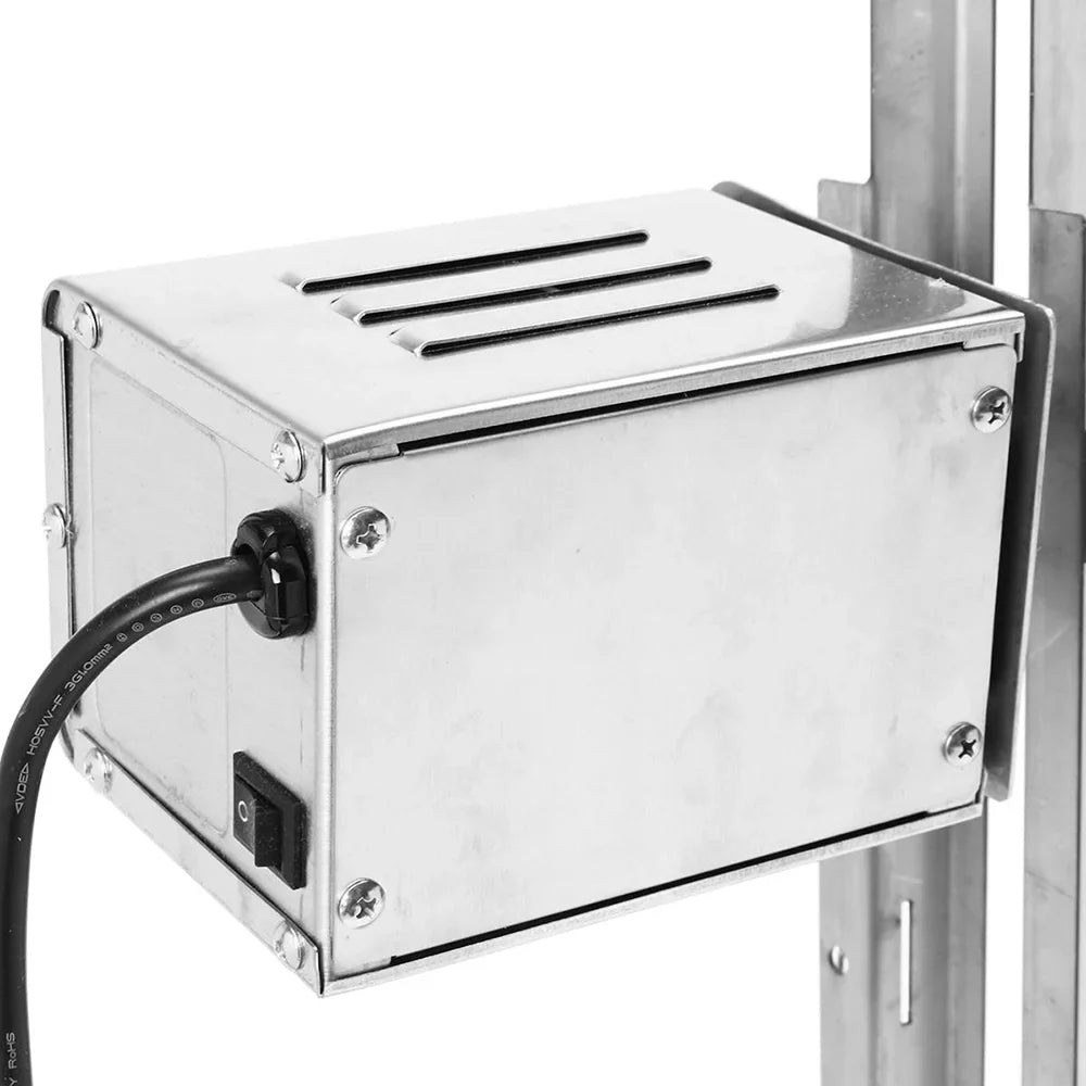 INTSUPERMAI 90lbs Rotisserie Grill Spit Roaster Tripod Electric Motor Stainless Steel Lamb Skewer