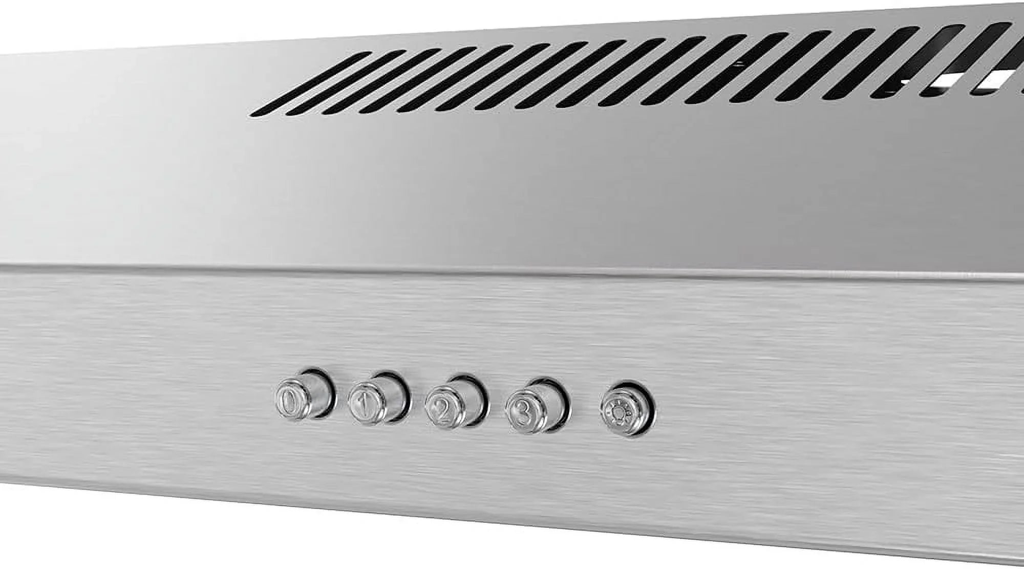 Streamline 36 in. Longhena Convertible Undermount Range Hood in Brushed Stainless Steel with Mesh Filters, Push Button Control, LED Light