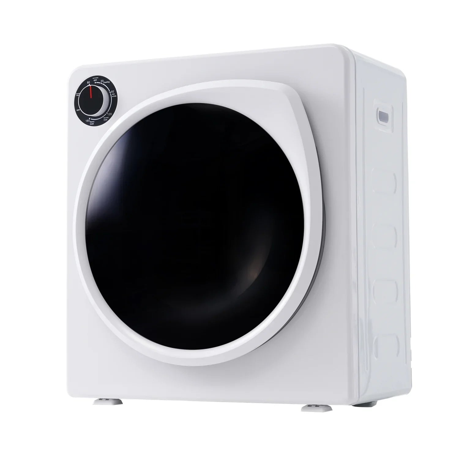 ZNESKPG 1.95 Cu.ft Front Load Clothes Dryer Portable Compact Dryer 830W 5 Drying Modes Stainless Steel Drum with Overheat Protection Dust Removal Deodorization and Lint Removal Func