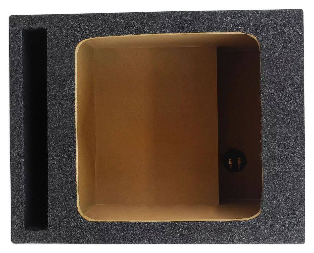 MTX S6512-44 12" 500w RMS Square Car Audio Subwoofer+Vented Sub Box Enclosure