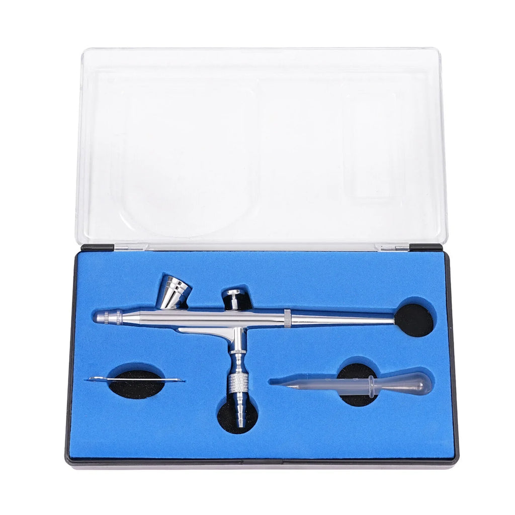 Airbrush Spray Booth Kit With LED Light & Filter Hose for Model Painting Airbrushing Set
