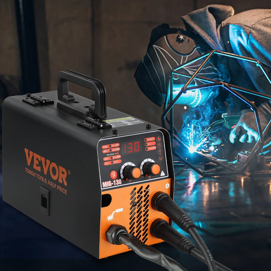 BENTISM MIG Welder Welding Machine 130A Flux Core 3 in 1 MMA/MIG/LIFT TIG Welder