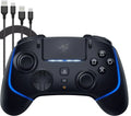 Razer Wolverine V2 Pro Wireless Controller Black HyperSpeed, Mecha-Tactile, RGB Lights for PS5 & PC With 6ft Type C Cable BOLT AXTION Bundle Like New