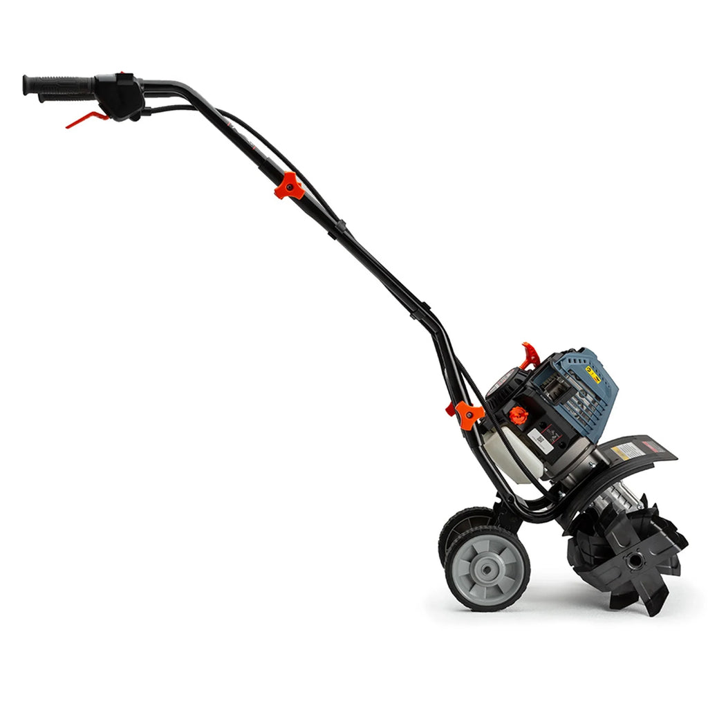 SENIX 46 cc 4-Cycle Gas Powered Tiller Cultivator, 15-Inch Tilling Width, 8-Inch Tilling Depth, TL4QL-L1