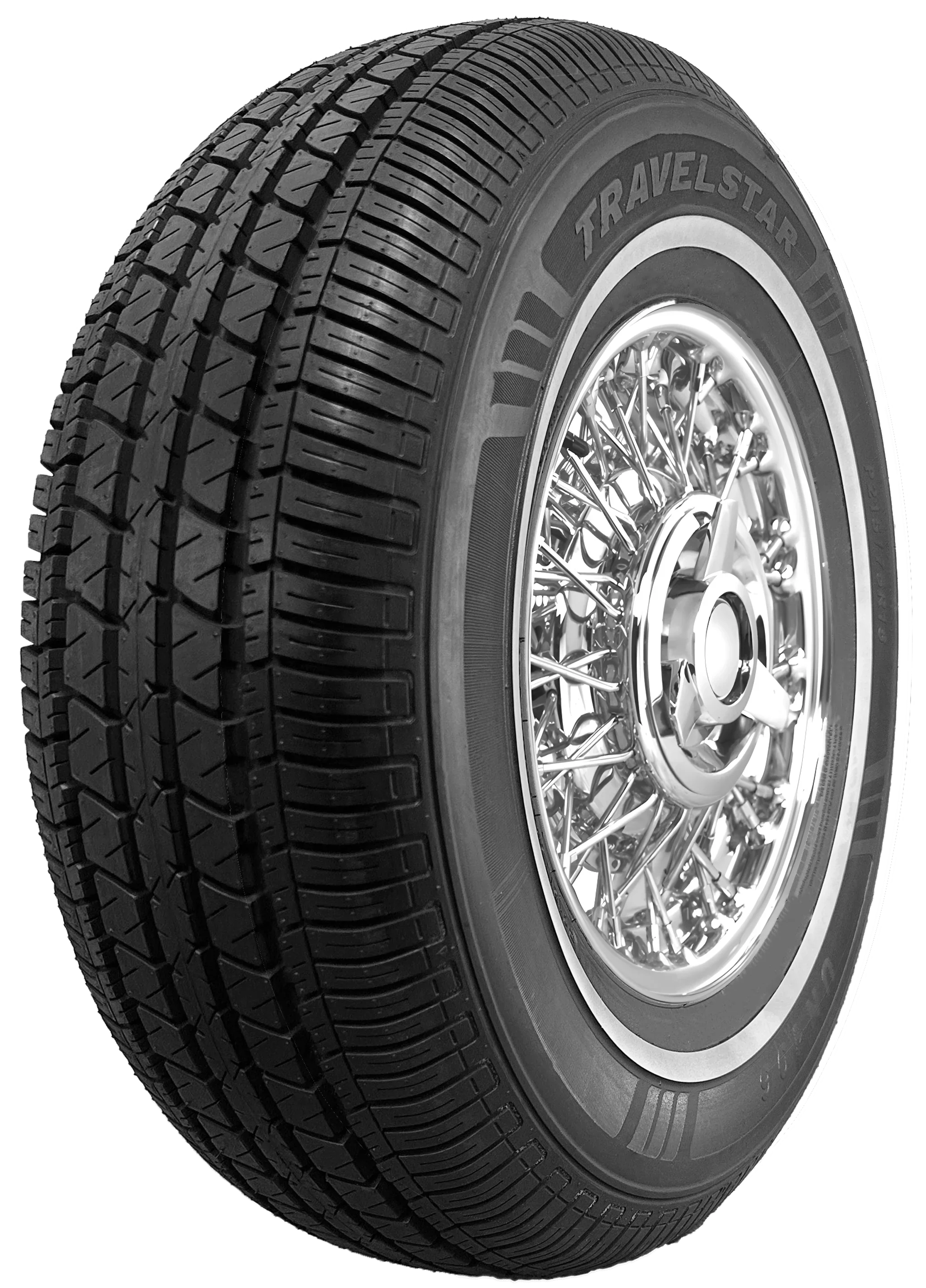 Travelstar UN106 All Season 175/75R14 86T Passenger Tire 175/75/14,White Wall 14mm(Tire Only)