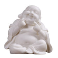 Handmade Clay Laughing Budda Statue Ornamanet Spiritual Religion  Gifting for him