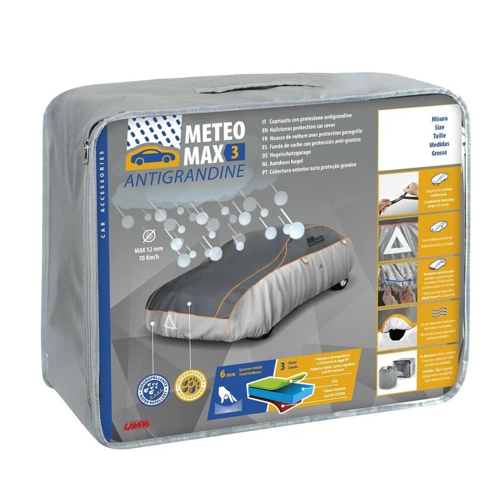 Housse De Voiture Antigrêle Meteo-AG-6 - Cm 180x190x440